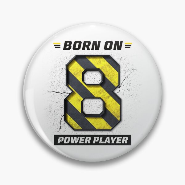 Item preview, Born on 8 Power Player – Birthday Number 8 Shirt, Success Mindset Design, Bold Industrial Streetwear Graphic designed and sold by amareshdas008.