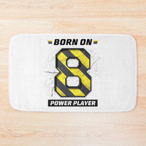 Item preview, Born on 8 Power Player – Birthday Number 8 Shirt, Success Mindset Design, Bold Industrial Streetwear Graphic designed and sold by amareshdas008.