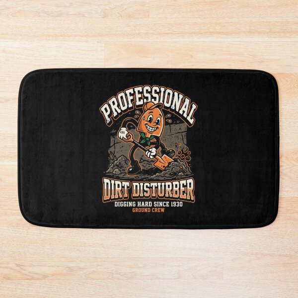 Item preview, Professional Dirt Disturber Retro Mascot Labor Day designed and sold by SplashTastic.
