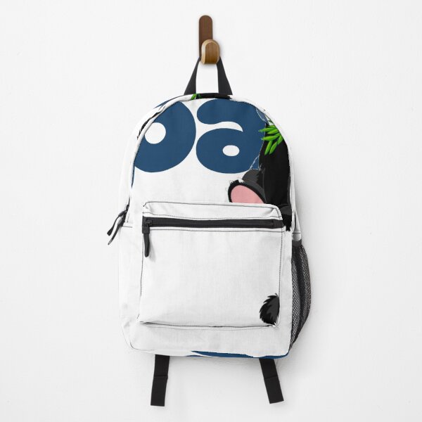 Item preview, Adorable Cartoon Panda Eating Bamboo Typography designed and sold by SajolCanva.
