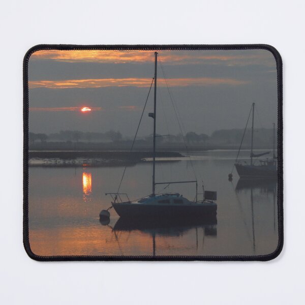 Item preview, Orange & Grey Sunrise Sky, River Deben designed and sold by wiggyofipswich.