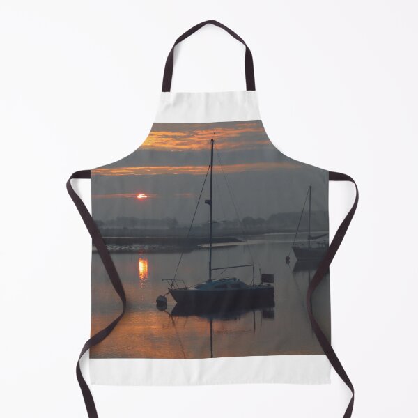 Item preview, Orange & Grey Sunrise Sky, River Deben designed and sold by wiggyofipswich.