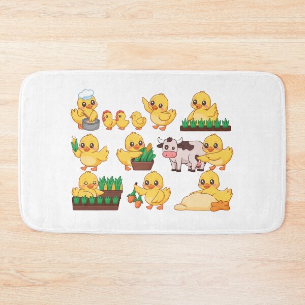 Item preview, Cute Kawaii Chick Farm Adventures - Chibi Gardening, Cooking, and Harvest Sticker Set designed and sold by Picasfarmer.
