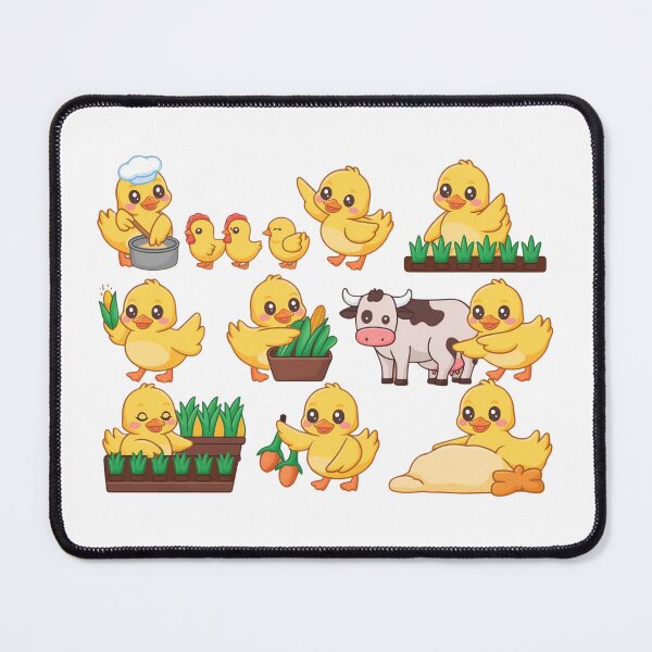 Item preview, Cute Kawaii Chick Farm Adventures - Chibi Gardening, Cooking, and Harvest Sticker Set designed and sold by Picasfarmer.