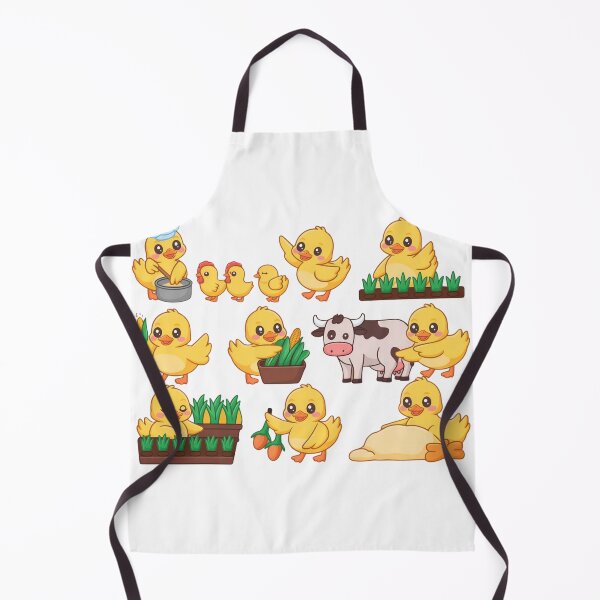 Item preview, Cute Kawaii Chick Farm Adventures - Chibi Gardening, Cooking, and Harvest Sticker Set designed and sold by Picasfarmer.