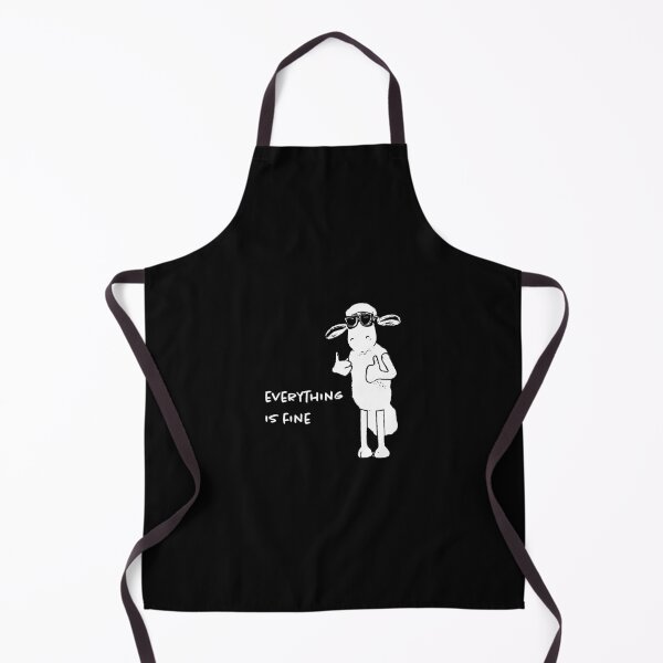 Item preview, #whatisniche everything is fine in black designed and sold by whatisniche.