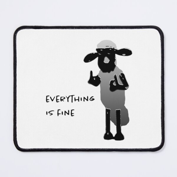 Item preview, #whatisniche everything is fine in silver designed and sold by whatisniche.