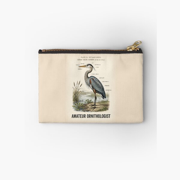 Item preview, Amateur Ornithologist Great Blue Heron Scientific Illustration designed and sold by SplashTastic.