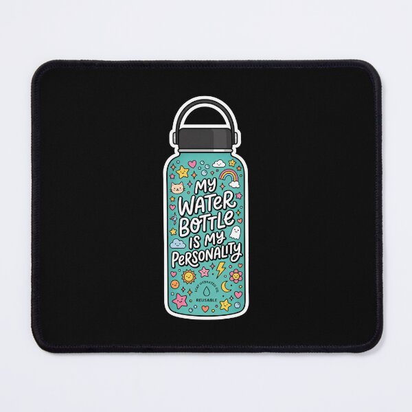 Item preview, My Water Bottle Is My Personality Kawaii Aesthetic Hydration designed and sold by SplashTastic.