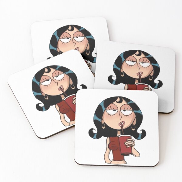 Item preview, Cool girl cartoon designed and sold by DesignbyTaffy.