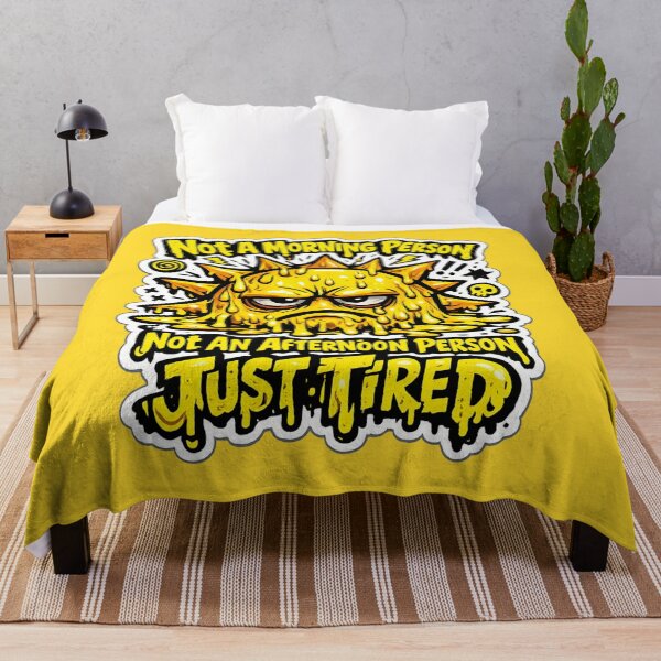 Item preview, Not A Morning Person Not Afternoon Person Just Tired Funny Sun Sticker Humor gift designed and sold by irfanshikh.
