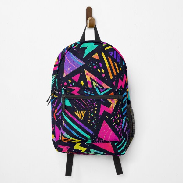 Item preview, Retro Neon Geometric Pattern – 90s Abstract Memphis Style Design designed and sold by GMACgraphicsCo.