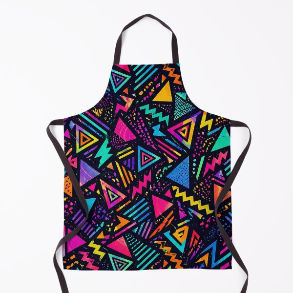 Item preview, Retro Neon Geometric Pattern – 90s Abstract Memphis Style Design designed and sold by GMACgraphicsCo.
