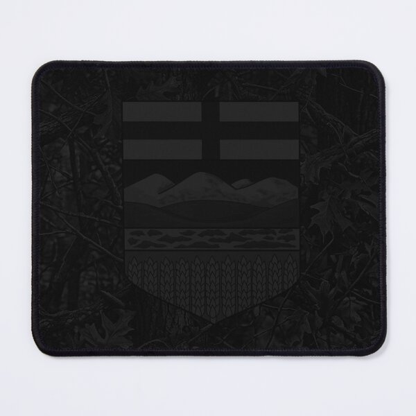Item preview, Alberta Coat of Arms Blackout/Stealth designed and sold by Cestus.