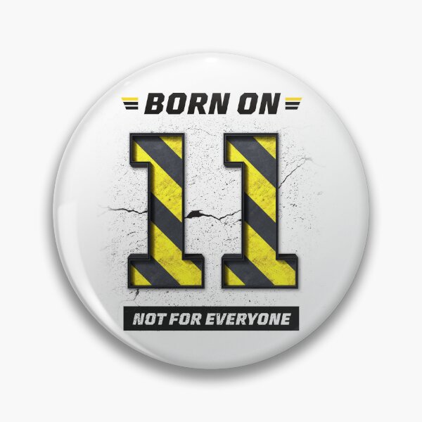 Item preview, Born on 11 Not For Everyone – Birthday Number 11 Shirt, Exclusive Attitude Design, Bold Grunge Streetwear designed and sold by amareshdas008.