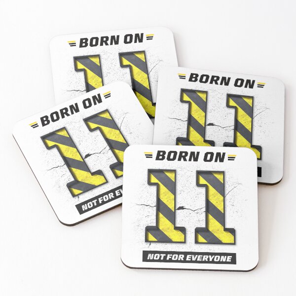 Item preview, Born on 11 Not For Everyone – Birthday Number 11 Shirt, Exclusive Attitude Design, Bold Grunge Streetwear designed and sold by amareshdas008.