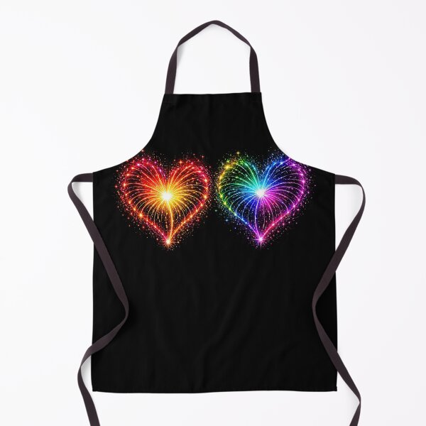 Item preview, HEARTS ON FIRE – STREAKS OF PRIDE ⚡✨ – LOVE BURST EDITION- DARK BACKGROUND designed and sold by WheelieGdArt.