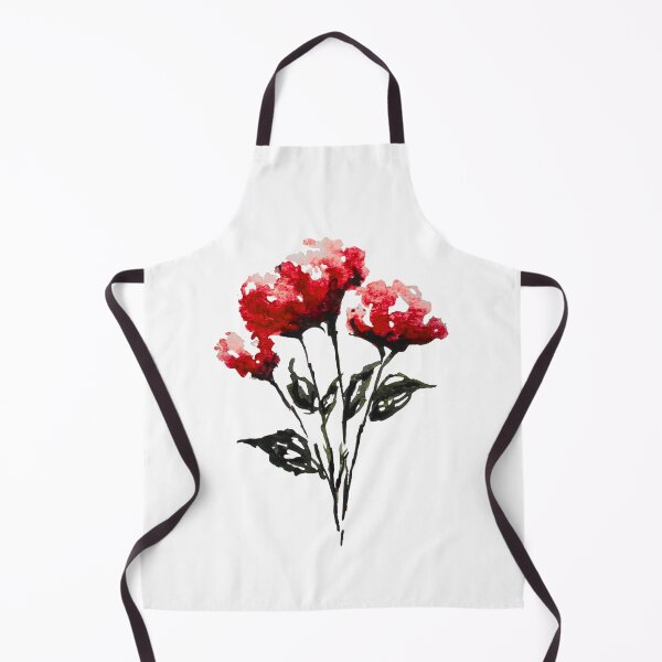 Item preview, Red Watercolor Carnation Flowers | Floral Art Print | Botanical Flower Design designed and sold by Little Bloom Studio.