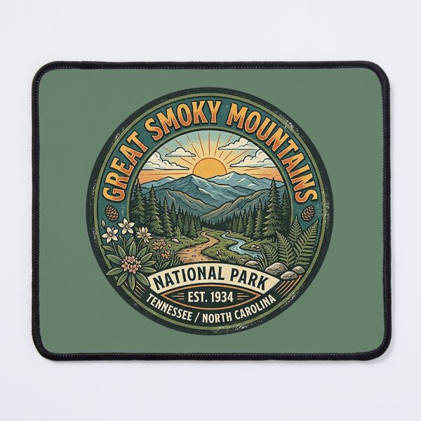 Item preview, Great Smoky Mountains designed and sold by CattlettArt.