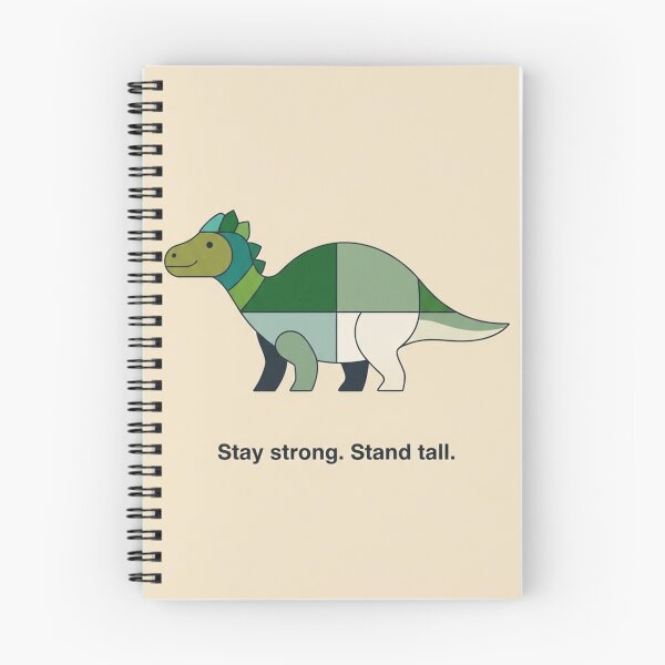 Item preview, Cute Dinosaur Stay Strong Motivational Minimal Design designed and sold by RiteshOrten.