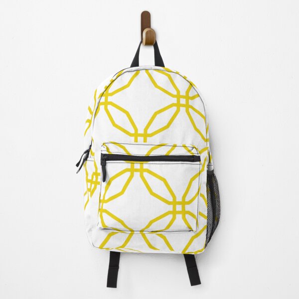 Item preview, White & yellow interconnected geometric shapes designed and sold by Mint + Midnight.