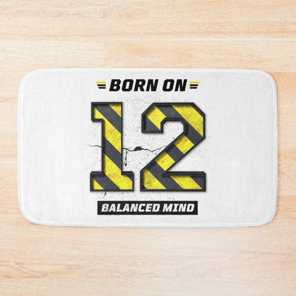 Item preview, Born on 12 Limitless – Birthday Number 12 Shirt, Motivational Mindset Design, Industrial Grunge Streetwear designed and sold by amareshdas008.