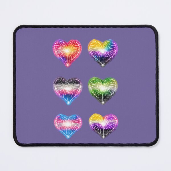 Item preview, HEARTS ON FIRE – STREAKS OF PRIDE - IYKYN COMMUNITY VIBES⚡✨ – LOVE BURST EDITION- ROYAL BACKGROUND designed and sold by WheelieGdArt.
