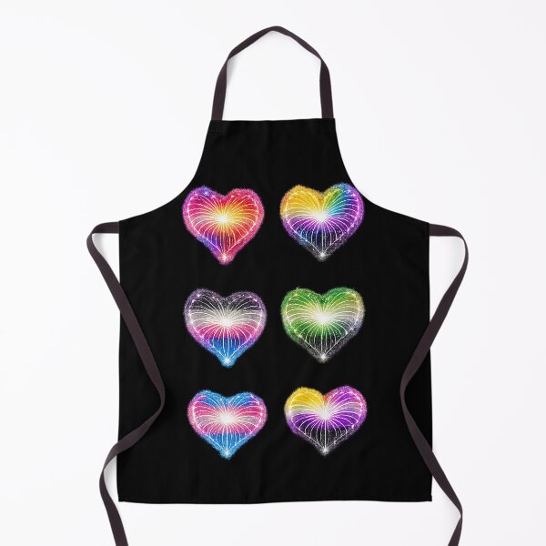 Item preview, HEARTS ON FIRE – STREAKS OF PRIDE - IYKYN COMMUNITY VIBES⚡✨ – LOVE BURST EDITION- DARK BACKGROUND designed and sold by WheelieGdArt.