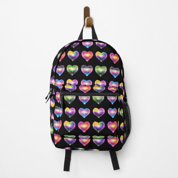 Item preview, HEARTS ON FIRE – STREAKS OF PRIDE - IYKYN COMMUNITY VIBES⚡✨ – LOVE BURST EDITION- DARK BACKGROUND designed and sold by WheelieGdArt.