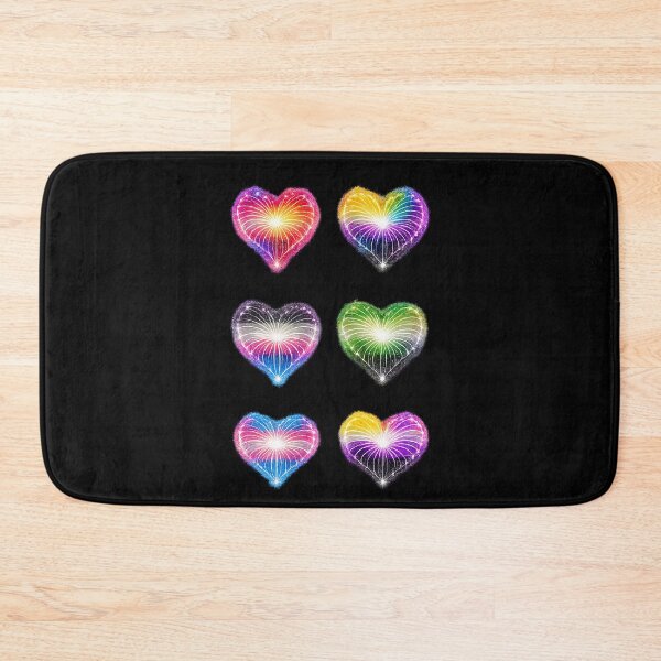 Item preview, HEARTS ON FIRE – STREAKS OF PRIDE - IYKYN COMMUNITY VIBES⚡✨ – LOVE BURST EDITION- DARK BACKGROUND designed and sold by WheelieGdArt.