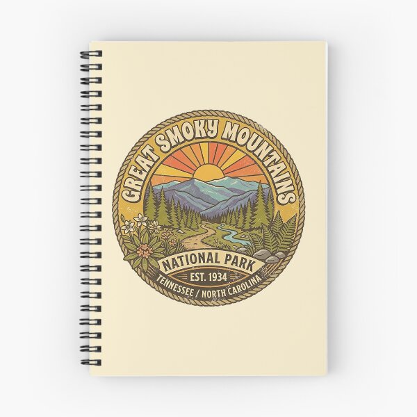 Item preview, Vintage Great Smoky Mountains National Park designed and sold by CattlettArt.