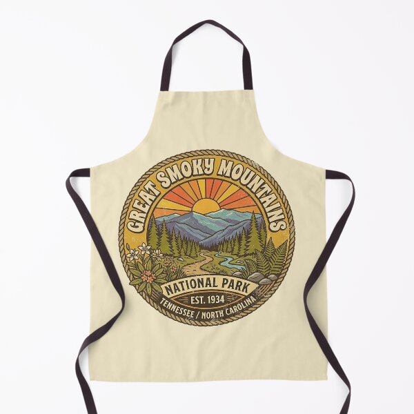 Item preview, Vintage Great Smoky Mountains National Park designed and sold by CattlettArt.