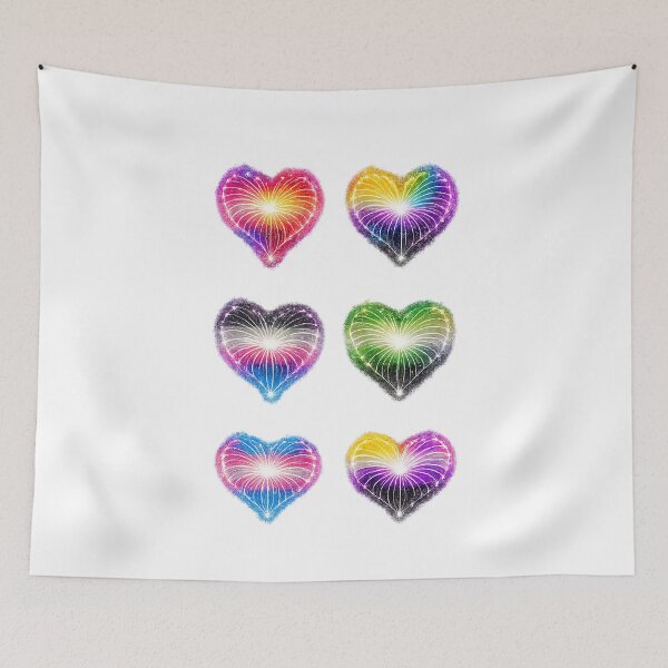 Item preview, HEARTS ON FIRE – STREAKS OF PRIDE - IYKYN COMMUNITY VIBES⚡✨ – LOVE BURST EDITION- ANY BACKGROUND designed and sold by WheelieGdArt.