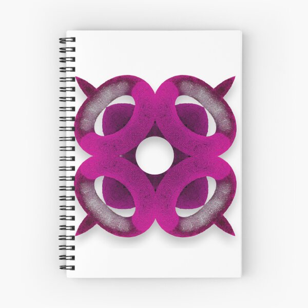 Item preview, Symmetric Interlocking Magenta Torus Fractal Design designed and sold by blacK1982White.
