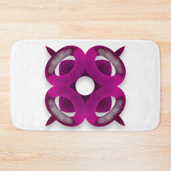 Item preview, Symmetric Interlocking Magenta Torus Fractal Design designed and sold by blacK1982White.
