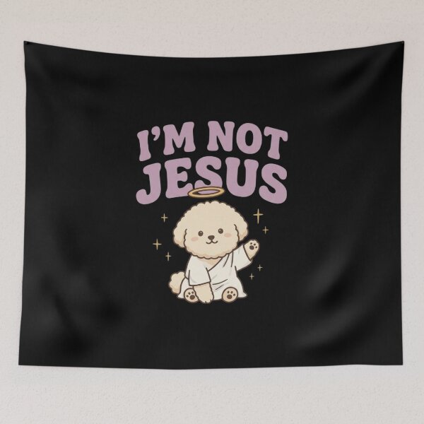 Item preview, funny dog jesus meme aesthetic designed and sold by bosamji.