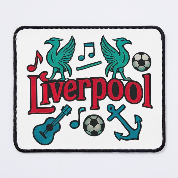Item preview, Vintage Liverpool Heritage – Beatles, Football & Liver Bird Icons designed and sold by RDproject.