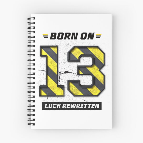 Item preview, Born on 13 Luck Rewritten – Birthday Number 13 Shirt, Destiny Mindset Design, Bold Grunge Streetwear designed and sold by amareshdas008.