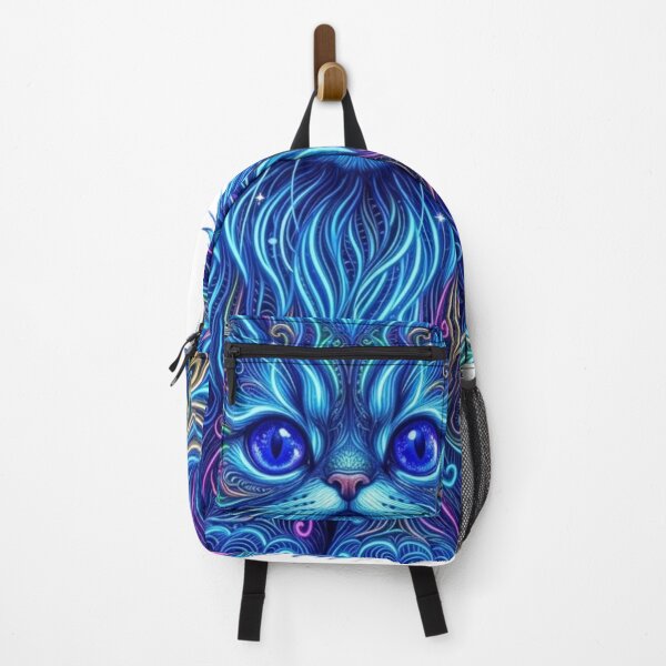 Item preview, Fine Line Blue Persian Cat in Neon Wild and Beautiful Design designed and sold by dcohea.