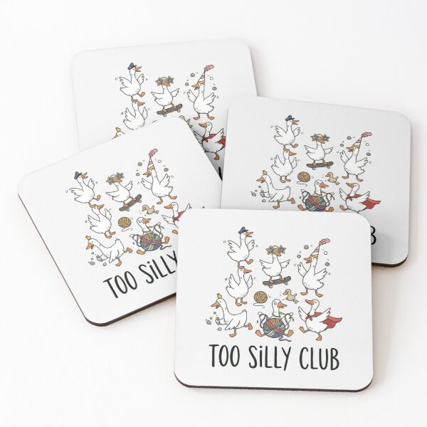 Item preview, Too Silly Club Funny Geese Ducks Playful Animal Lover designed and sold by Covent Vaughn.
