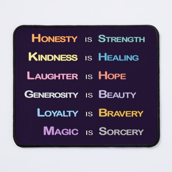 Item preview, The Elements of the Pillars of Friendship - My Little Pony friendship is magic MLP MLPFIS ponies brony designed and sold by astroantlers.