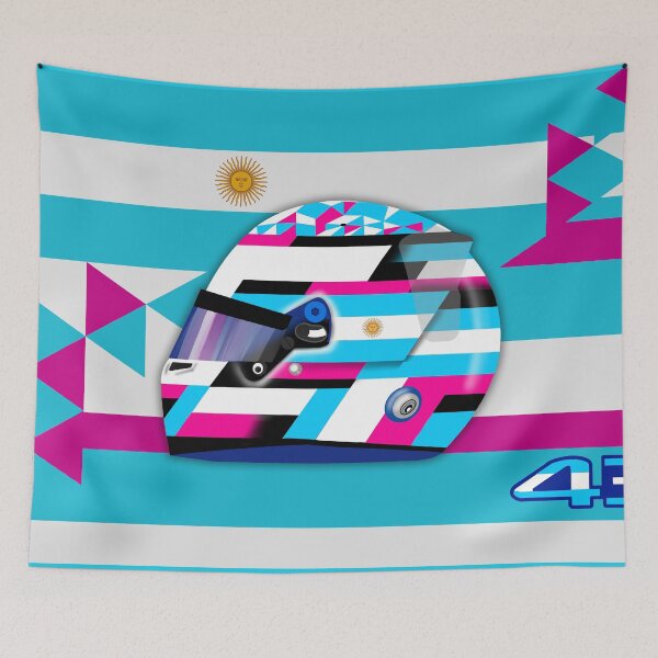 Item preview, Franco 43 F1 2026 Helmet Design for Colapinto fans designed and sold by Pink Polar F1.