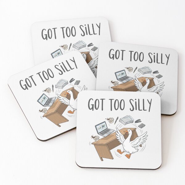 Item preview, Got Too Silly Funny Goose Office Worker Humor designed and sold by Covent Vaughn.