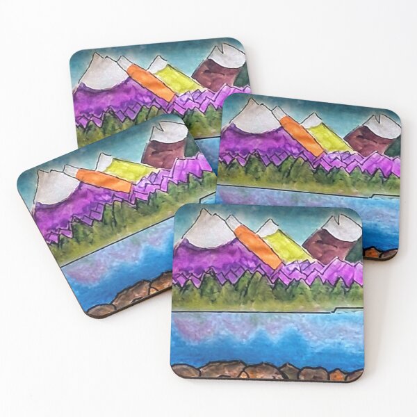 Item preview, Popscicle Mountains designed and sold by C. Ames Studio.