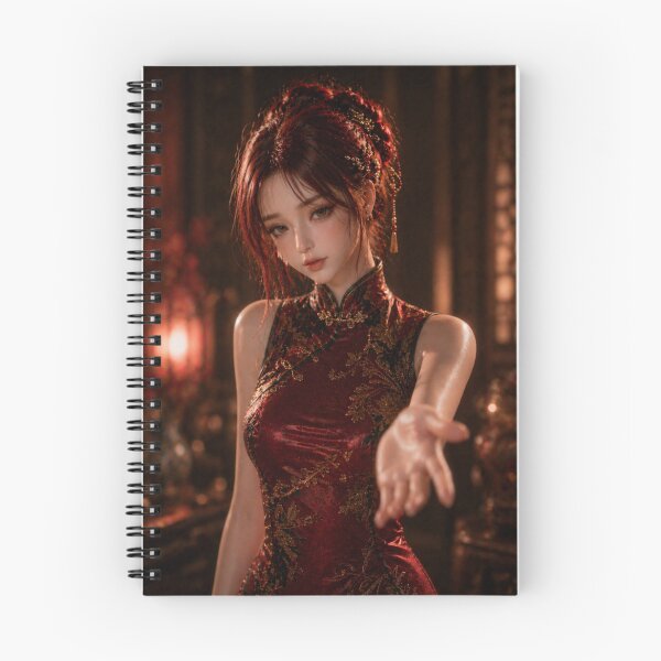 Item preview, Crimson Invitation – Emotional Cheongsam Doll designed and sold by SEIMEI2025.