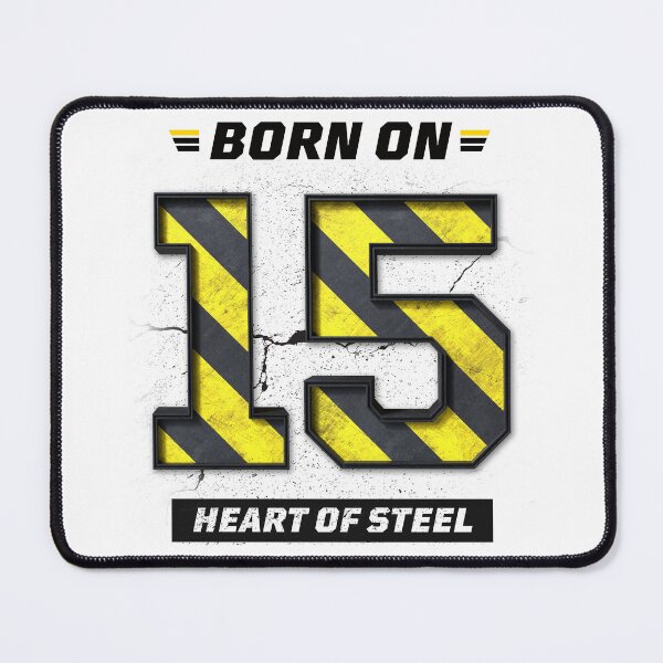 Item preview, Born on 15 No Mercy – Birthday Number 15 Shirt, Aggressive Mindset Design, Grunge Industrial Streetwear designed and sold by amareshdas008.