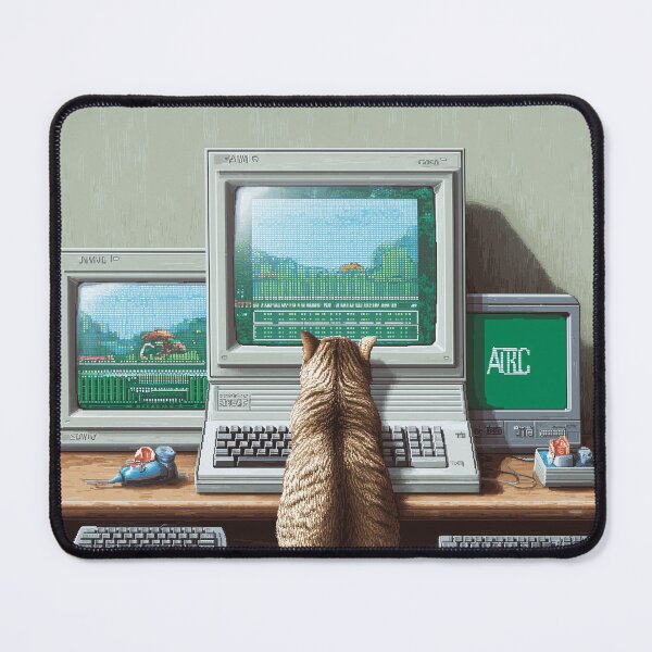 Item preview, Retro Arcade Gaming Cat Cute Kawaii Gamer Cat Design designed and sold by Meow-Attitude.