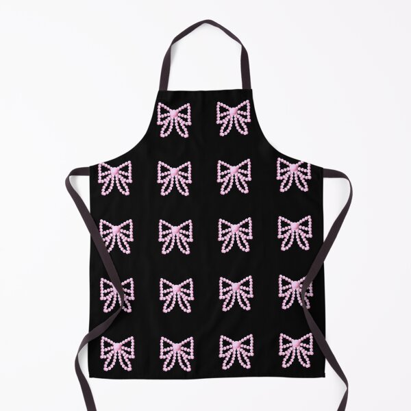 Item preview, Pink Beaded Bow Black Aesthetic Design designed and sold by RiyanaStudio.