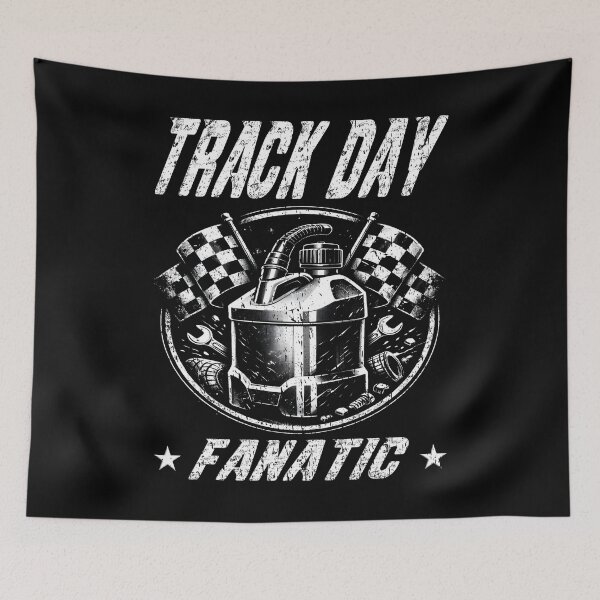 Item preview, Track Day Fanatic - Racing Helmet Checkered Flag Motorsport Design Racing Driver Amateur Racing designed and sold by Jt41.