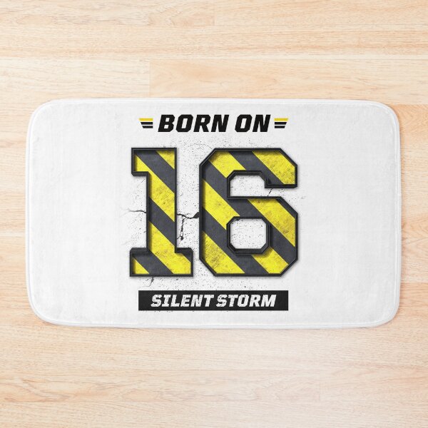 Item preview, Born on 16 Silent Storm – Birthday Number 16 Shirt, Hustle Mindset Design, Grunge Industrial Streetwear designed and sold by amareshdas008.
